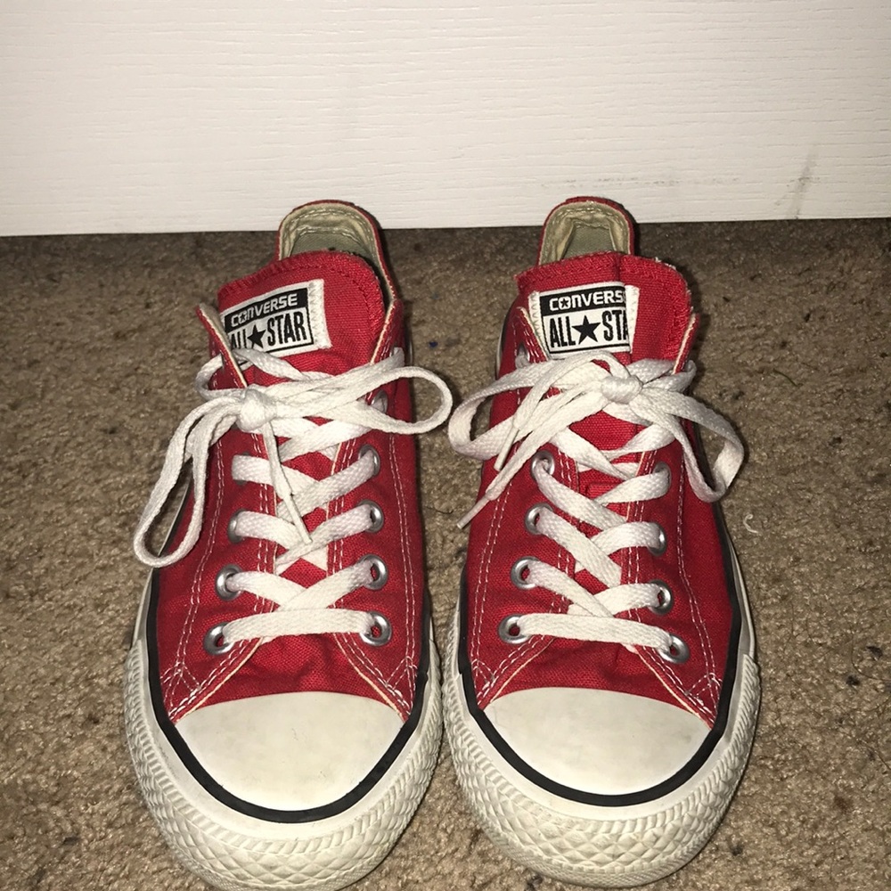Red converse